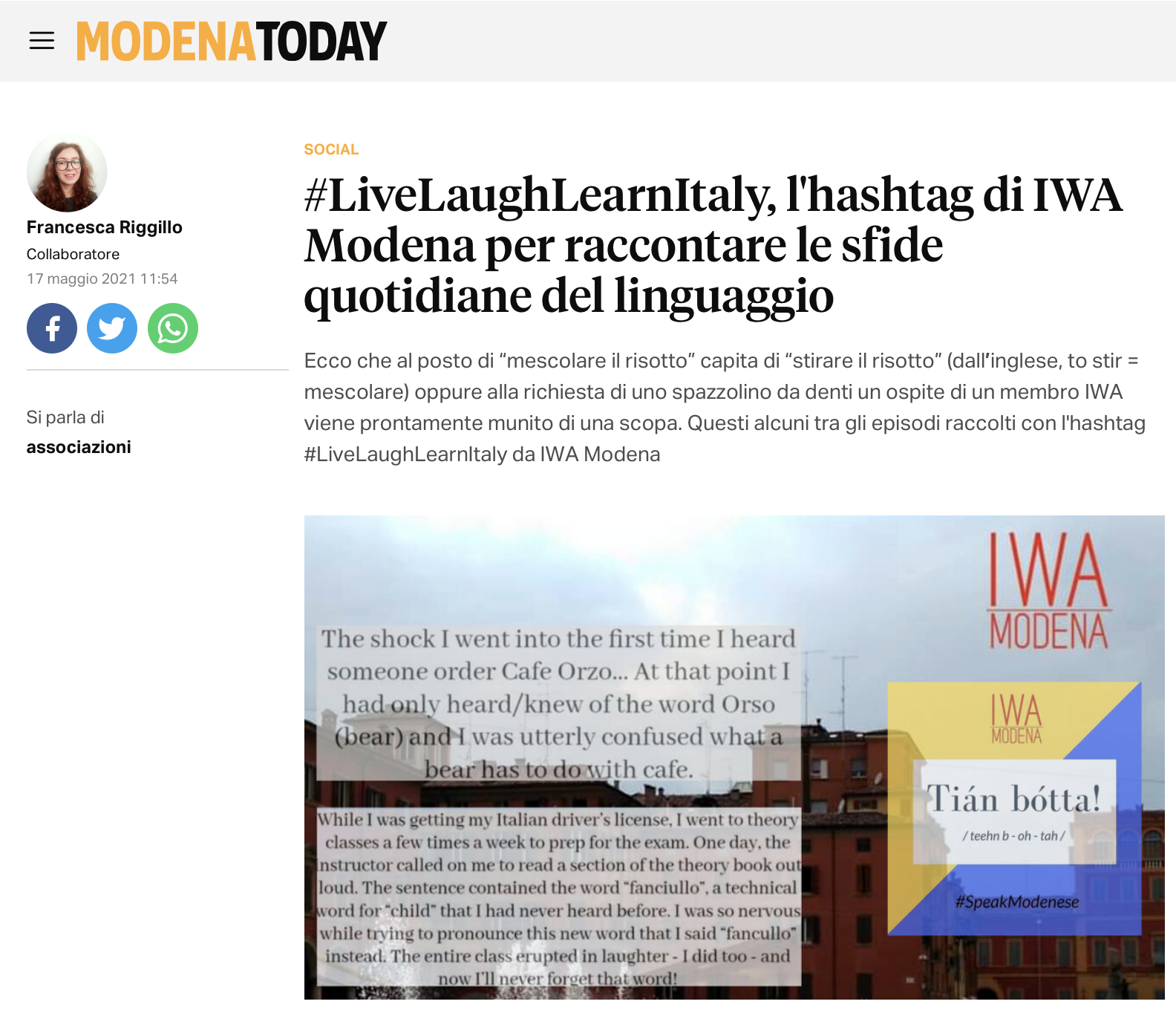 live laugh learn iwa modena modena today