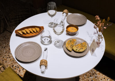 A selection of antipasti to share