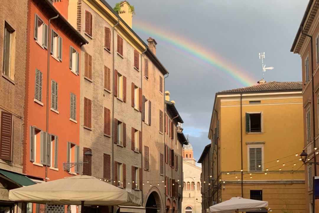 Rainbow in Modena